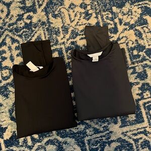 H&M Charcoal & Bkack Long Sleeve Tops